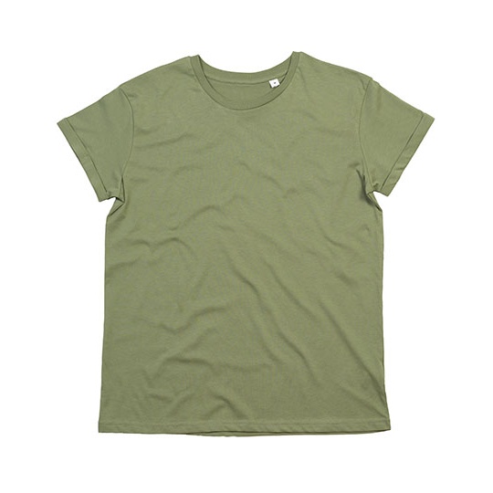 T-shirt Klasyczny Bawełna Organiczna P80 - Soft Olive