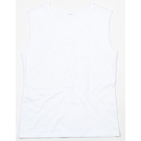 Długi damski tank top P82 - White