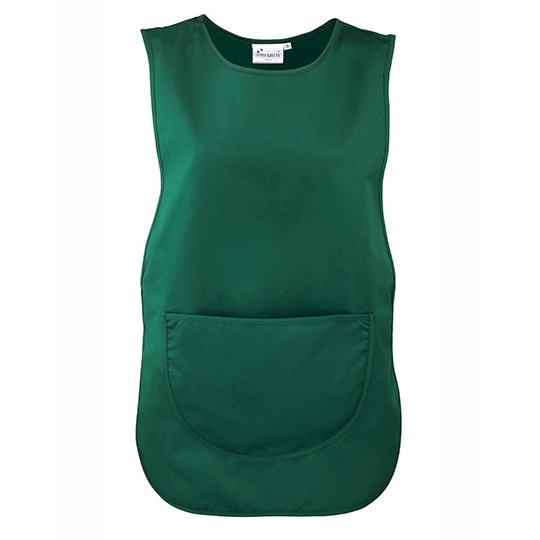 Fartuch Damski Bez Rękawów Twill PW171 - Bottle Green (ca. Pantone 560C)