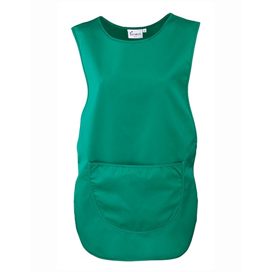 Fartuch Damski Bez Rekawow Twill PW171 - Emerald (ca. Pantone 341C)