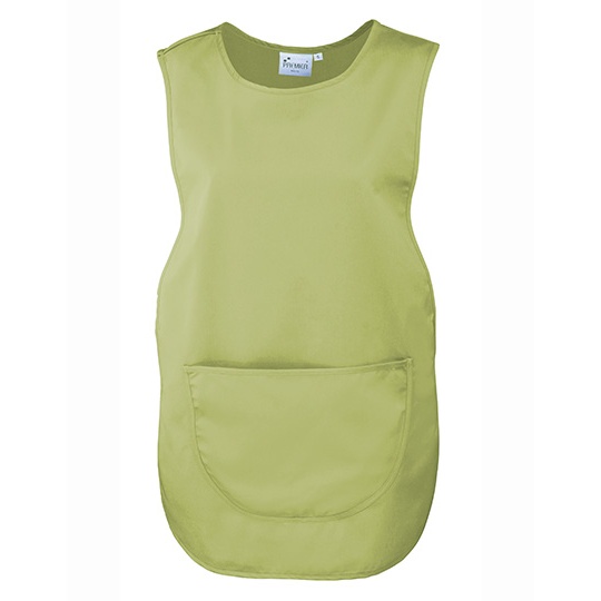 Fartuch Damski Bez Rekawow Twill PW171 - Lime (ca. Pantone 382C)