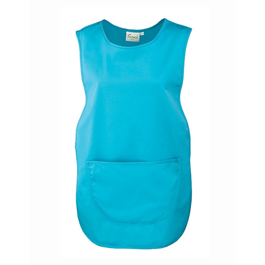 Fartuch Damski Bez Rękawów Twill PW171 - Turquoise (ca. Pantone 312C)
