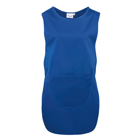 Fartuch Damski Długi Bez Rękawów Twill PW172 - Royal (ca. Pantone 286C)