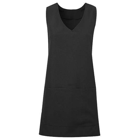 Tunika Kopertowa Bez Rekawow PW177 - Black (ca. Pantone Black C)