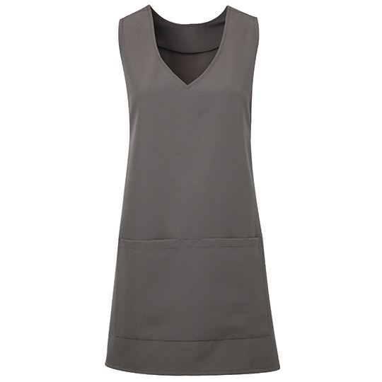 Tunika Kopertowa Bez Rękawów PW177 - Dark Grey (ca. Pantone 425C)