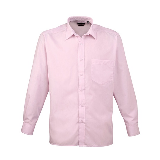 Koszula Klasyczna Popelinowa Latwa Pielegnacja PW200 - Pink (ca. Pantone 707C)