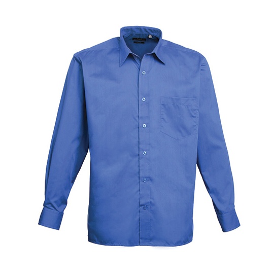 Koszula Klasyczna Popelinowa Latwa Pielegnacja PW200 - Royal (ca. Pantone 7686C)