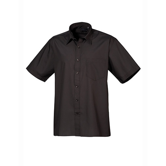 Koszula Klasyczna Popelinowa Latwa Pielegnacja PW202 - Black (ca. Pantone Black C)