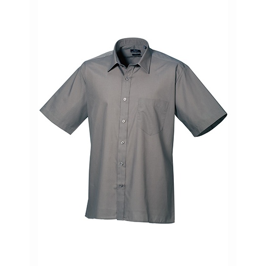 Koszula Klasyczna Popelinowa Latwa Pielegnacja PW202 - Dark Grey