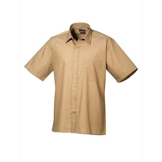 Koszula Klasyczna Popelinowa Latwa Pielegnacja PW202 - Khaki