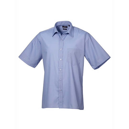 Koszula Klasyczna Popelinowa Latwa Pielegnacja PW202 - Mid Blue (ca. Pantone 2718C)