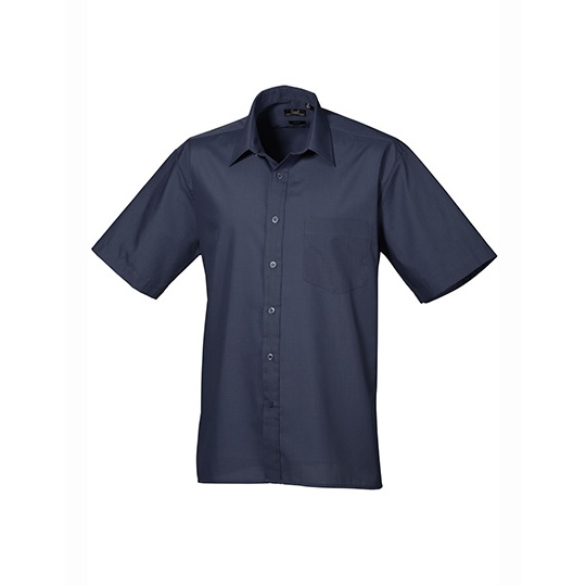 Koszula Klasyczna Popelinowa Latwa Pielegnacja PW202 - Navy (ca. Pantone 2378C)