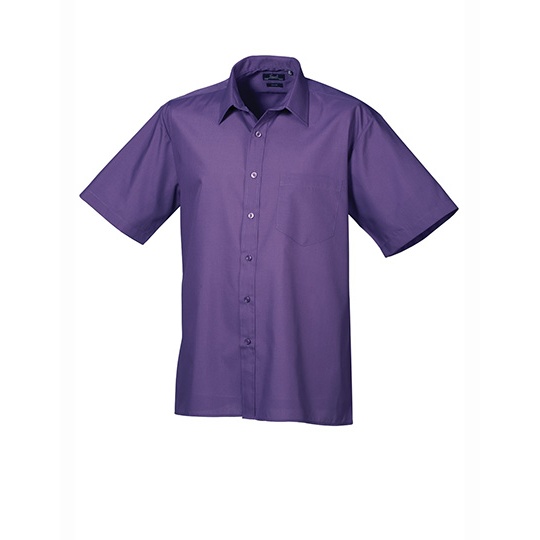 Koszula Klasyczna Popelinowa Latwa Pielegnacja PW202 - Purple