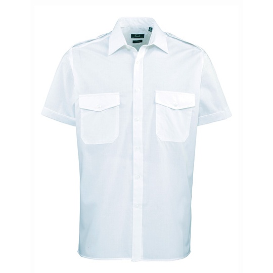 Koszula Męska Klasyczna Poliester Bawełna PW212 - Light Blue (ca. Pantone 2717C)