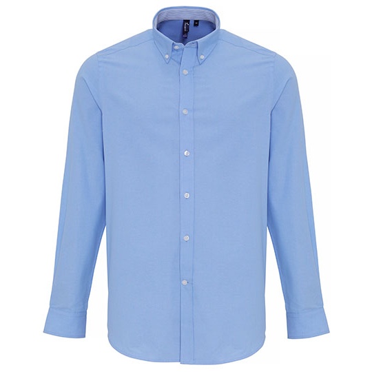 Koszula Meska Slim Oxford Odporna na Zagniecenia PW238 - Oxford Blue (ca. Pantone 7453C)