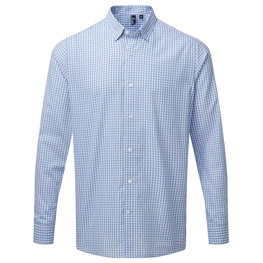 Koszula Meska Slim Poliester Bawelna Latwa w Pielegnacji PW252 - Light Blue (ca. Pantone 2707C)
