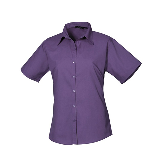 Damska bluzka slim PW302 - Purple