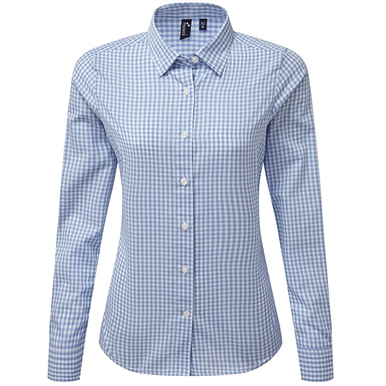 Koszula Damska Slim W Krate PW352 - Light Blue (ca. Pantone 2707C)