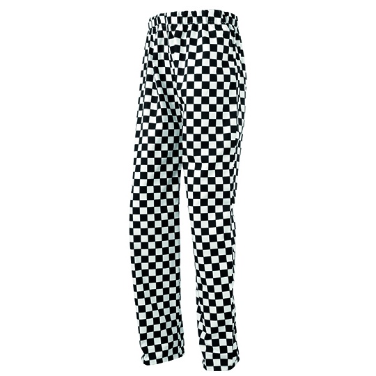 Spodnie Kucharskie Unisex Klasyczne Twill PW553 - Black-White Check