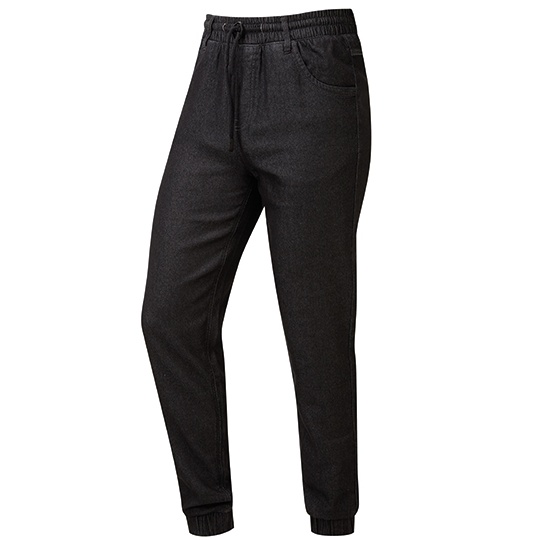 Spodnie kucharskie jogger PW556 - Black Denim (ca. Pantone 426C)