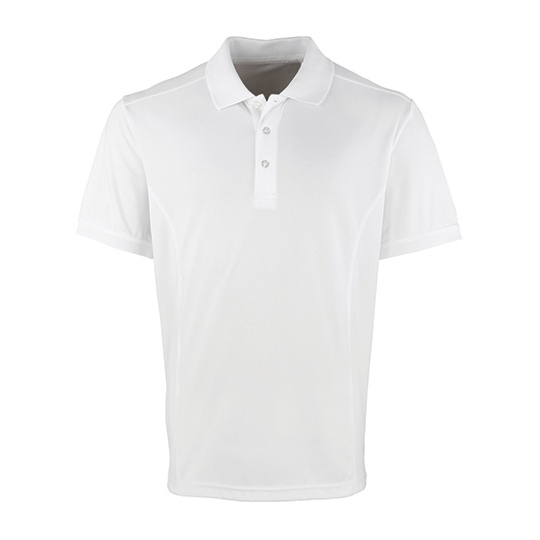 Koszulka Polo Slim Oddychajaca PW615 - White