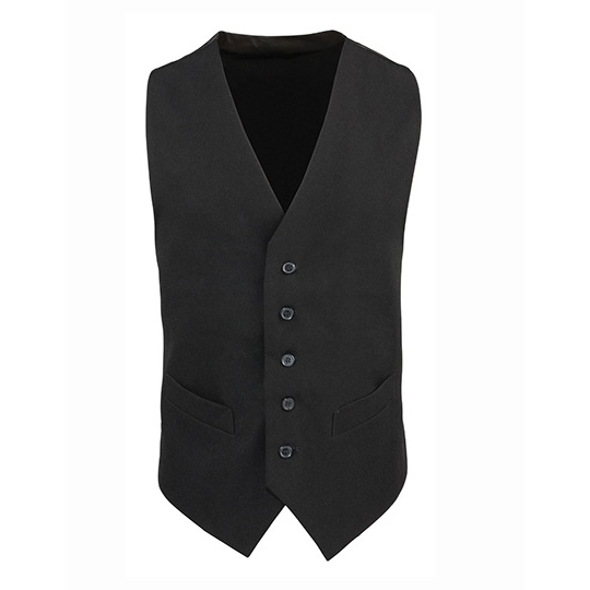 Kamizelka Meska Klasyczna Poliestrowa PW622 - Black (ca. Pantone Black C)