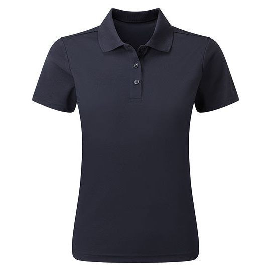 Koszulka Polo Damska Odprowadzajaca Wilgoc Poliester Recyklingowy PW633 - French Navy (ca. Pantone 303C)