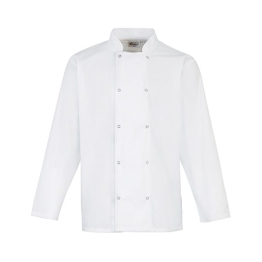 Marynarka Kucharska Twill Poliester Bawelna PW665 - White