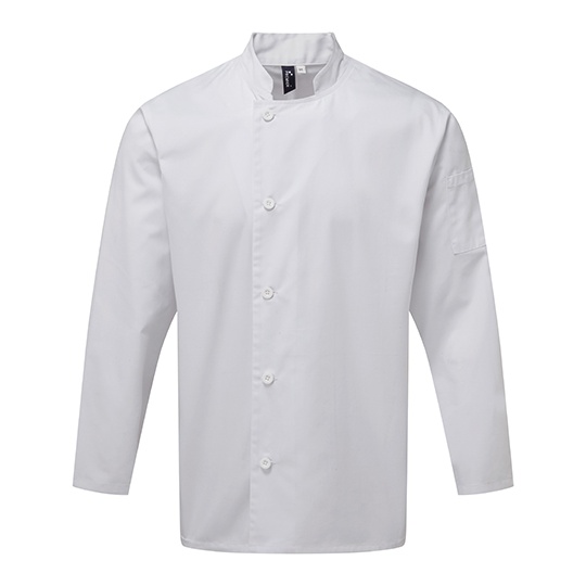 Marynarka Kucharska Dlugi Rekaw Twill PW901 - White