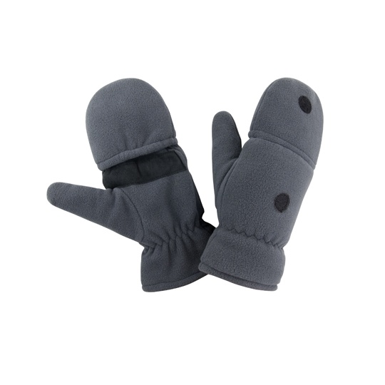 Rekawice Konwertowalne Polarowe Anty-pill RC363 - Grey