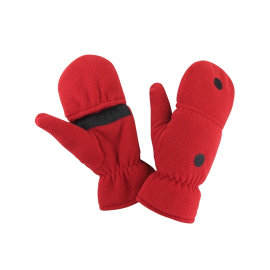 Rekawice Konwertowalne Polarowe Anty-pill RC363 - Red