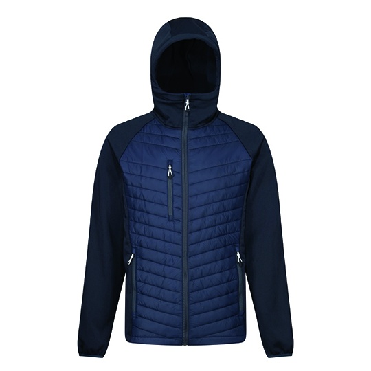 Kurtka Hybrydowa Poliamidowa Extol Stretch RG0549 - Navy & Seal Grey