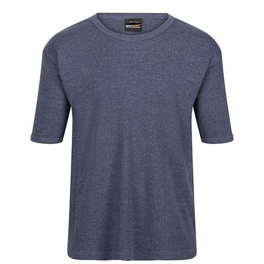 Koszulka Termiczna Męska Klasyczna Bawełna Poliester RG111 - Denim
