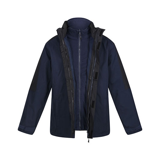 Kurtka Klasyczna Wodoodporna Wiatroszczelna 3w1 RG1300 - Navy & Black