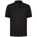 Koszulka Polo Meska Klasyczna Pika Poliester Bawelna RG143 - Black