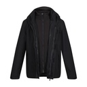 Kurtka Męska 3w1 Wodoodporna Oddychająca RG1430 - Black