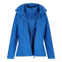 Kurtka Damska Dopasowana 3w1 Wodoodporna Oddychająca RG1440 - Oxford Blue