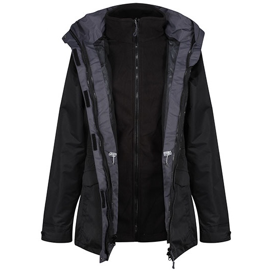 Kurtka Damska 3 w 1 Wodoodporna Oddychająca RG148 - Black