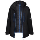 Kurtka 3w1 Męska Wodoodporna Oddychająca Stretch RG156 - Black & Oxford Blue