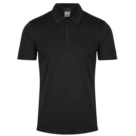 Koszulka Polo Meska Szybkoschnaca Poliester z Recyklingu RG1960 - Black