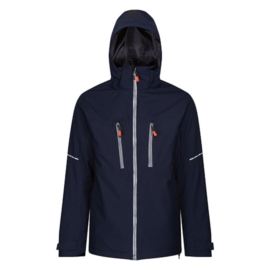 Kurtka Ocieplana Wodoodporna Oddychajaca RG208 - Navy & Grey