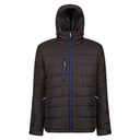 Kurtka Ocieplana Ripstop z Recyklingu RG241 - Black & New Royal