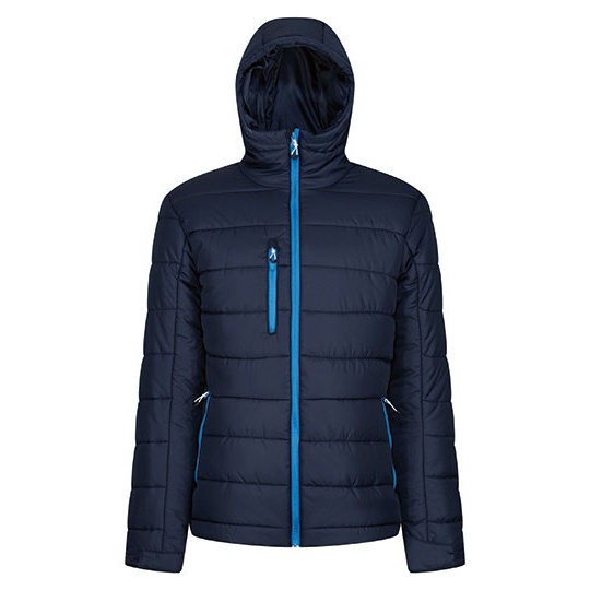 Kurtka Ocieplana Ripstop z Recyklingu RG241 - Navy & French Blue