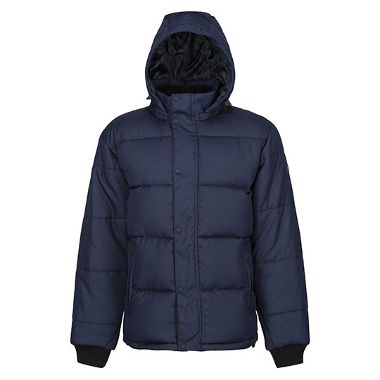 Kurtka Meska Ocieplana Wodoodporna RG245 - Navy