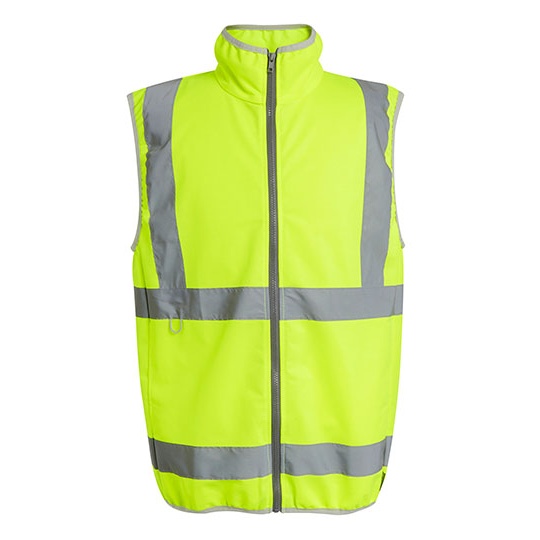 Kamizelka Meska Hi-Vis Poliester Recyklingowany RG257 - Yellow