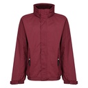 Kurtka Klasyczna Przeciwdeszczowa Chowany Kaptur RG297 - Burgundy & Burgundy