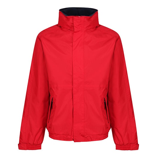 Kurtka Klasyczna Przeciwdeszczowa Chowany Kaptur RG297 - Classic Red & Navy