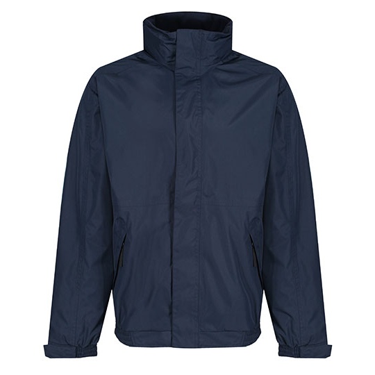 Kurtka Klasyczna Przeciwdeszczowa Chowany Kaptur RG297 - Navy & Navy