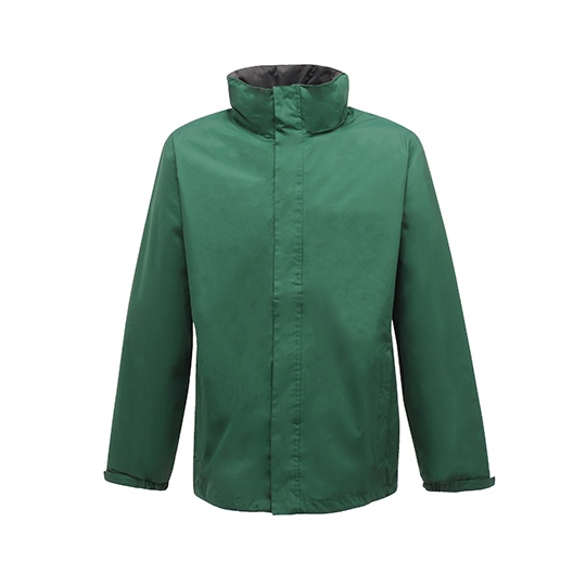 Kurtka Klasyczna Wodoszczelna Wiatroszczelna RG461 - Bottle Green & Seal Grey (Solid)