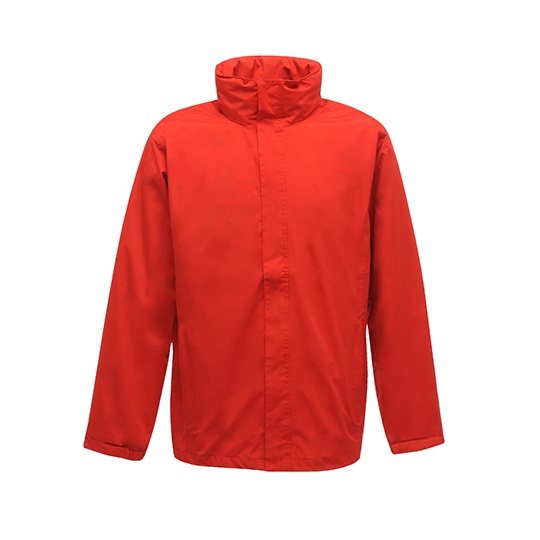 Kurtka przeciwdeszczowa z chowanym kapturem RG461 - Classic Red